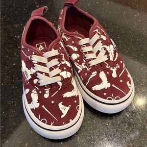 Vans Kids Sneakers - Maroon and White